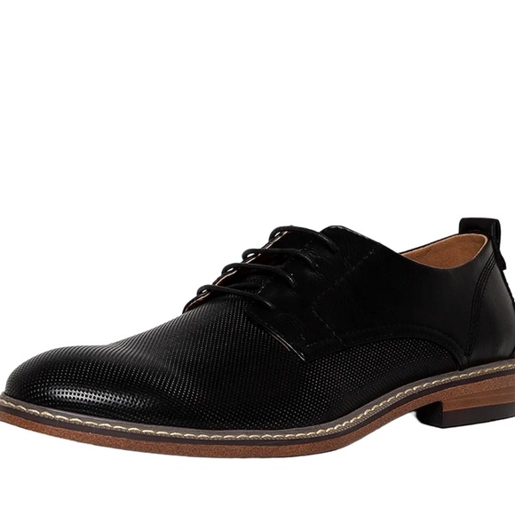 Steve Madden Men’s Nytro Black Perforated Derby Dress Shoe Size 9 Quiet Luxury main image 7